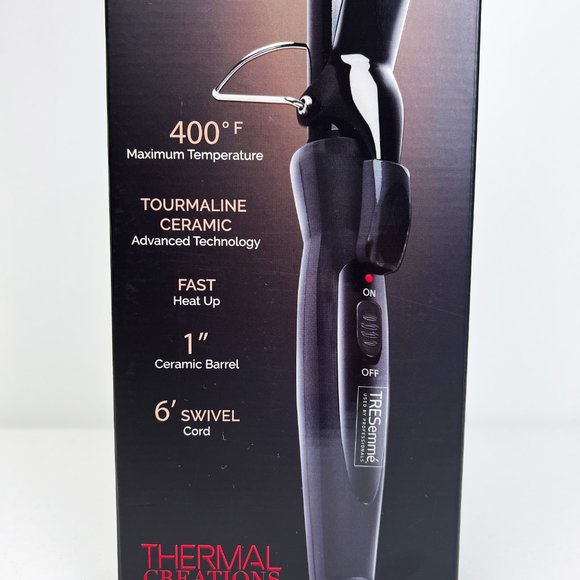 TRESemmé 1” Ceramic Hair Curling Iron Professional Soft Touch Series BRAND NEW - Picture 7 of 11
